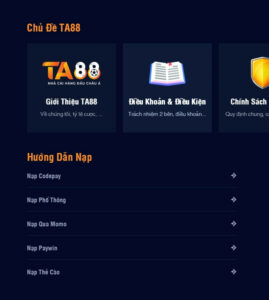 Nạp tiền Ta88