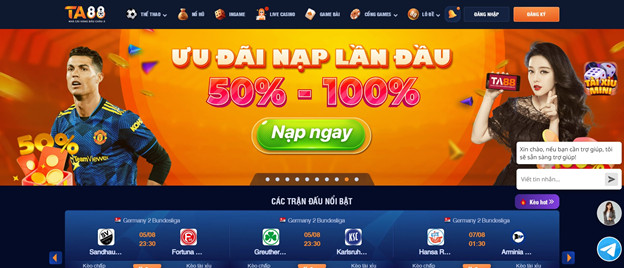 Ta88 nhà cái khuyến mãi