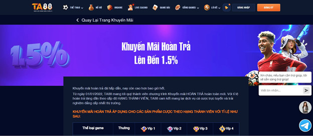 ta88 nhà cái khuyến mãi