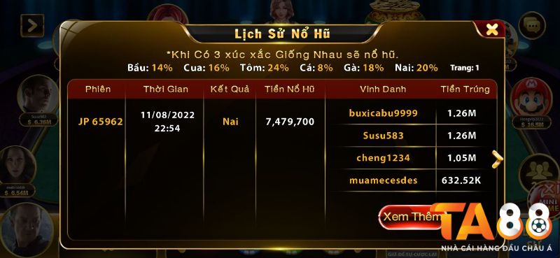 bầu cua online