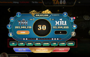 chơi tài xỉu online nhà cái ta88