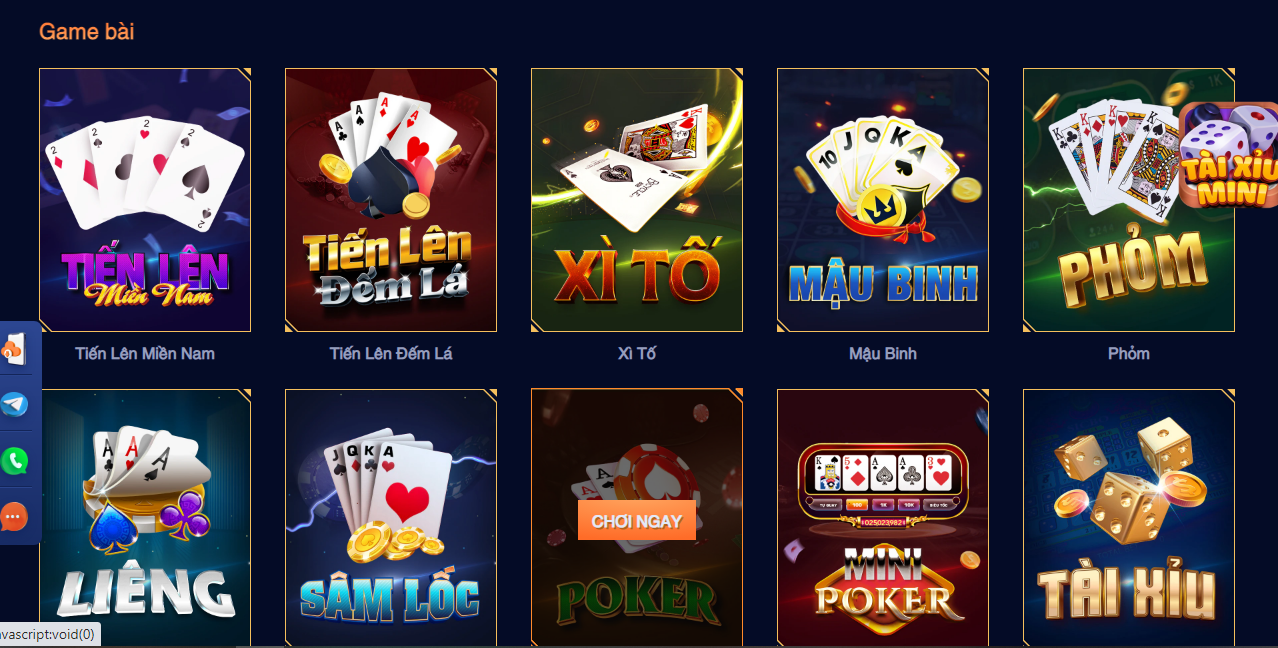 game đánh bài online