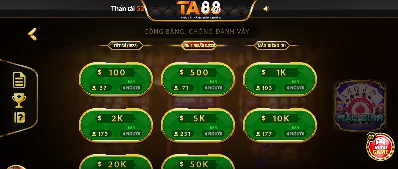 game đánh bài online