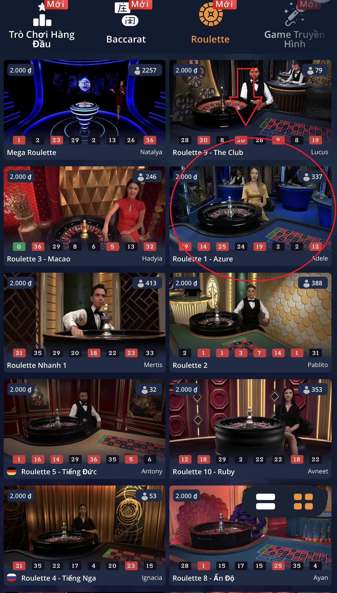 live casino